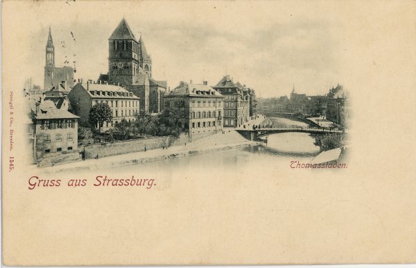 Strasbourg, quai Saint-Thomas