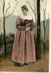 Jeune femme du Kochersberg vers 1830