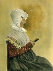 Jeune fille du Sundgau vers 1830