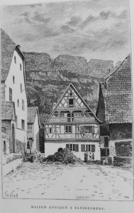 Kaysersberg, une  maison antique