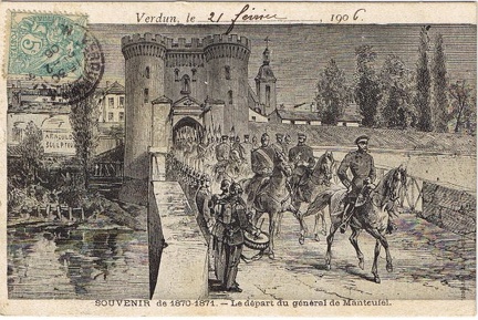 Départ du Général de Manteufel de Verdun