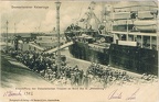 1902 troupes en partance pour l'Asie sur le vapeur Strasbourg 